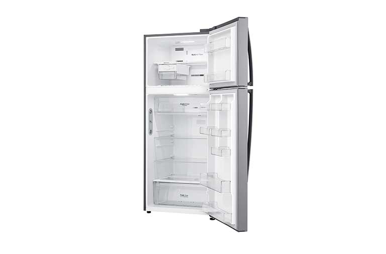 LG Frigider LG | Clasa E | 438 L | Total No Frost | Door Cooling+™ | LINEAR Cooling™ | ThinQ™ | Gri metalizat, GTB574PZHZD, thumbnail 4