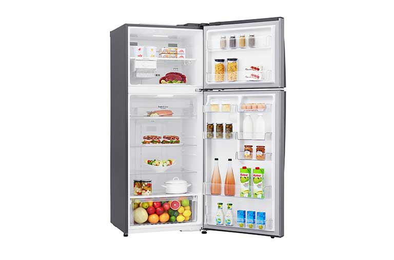 LG Frigider LG | Clasa E | 438 L | Total No Frost | Door Cooling+™ | LINEAR Cooling™ | ThinQ™ | Gri metalizat, GTB574PZHZD, thumbnail 12