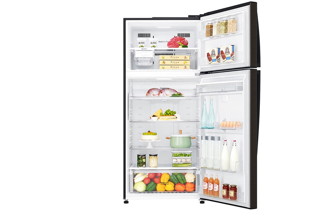 LG Frigider LG | Clasa E | 509 L | Total No Frost | LINEAR Cooling™ | Door Cooling+™ | Zonă Fresh 0 | Negru mat, GTF744BLPZD, GTF744BLPZD, thumbnail 2