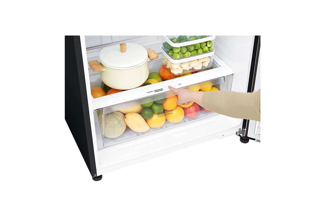 LG Frigider LG | Clasa E | 509 L | Total No Frost | LINEAR Cooling™ | Door Cooling+™ | Zonă Fresh 0 | Negru mat, GTF744BLPZD, GTF744BLPZD, thumbnail 7