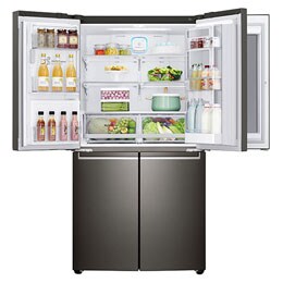 Frigider Multi-Door InstaView™ Door-in-Door™ | 571 L | 1.802 M | Total No Frost | Clasa F | Compresor Linear Inverter 10 ani Garanție | ThinQ™ | Gri inchis2