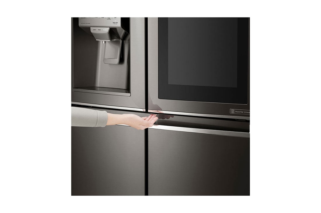 LG Frigider Multi-Door InstaView™ Door-in-Door™ | 571 L | 1.802 M | Total No Frost | Clasa F | Compresor Linear Inverter 10 ani Garanție | ThinQ™ | Gri inchis, GMX936SBHV, thumbnail 9