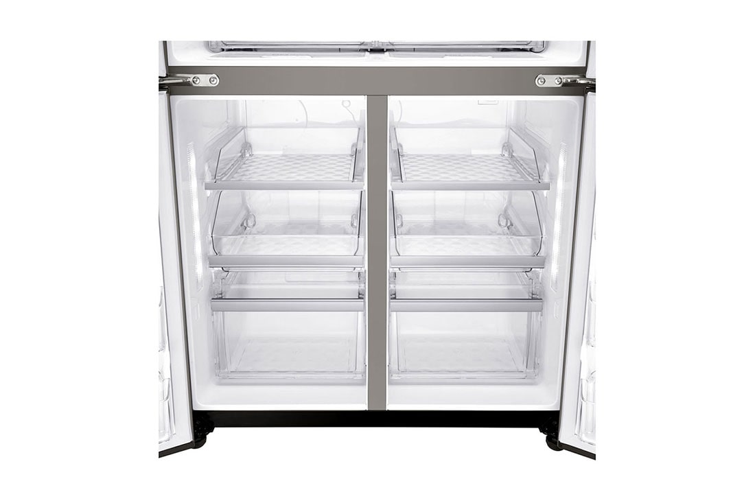 LG Frigider Multi-Door InstaView™ Door-in-Door™ | 571 L | 1.802 M | Total No Frost | Clasa F | Compresor Linear Inverter 10 ani Garanție | ThinQ™ | Gri inchis, GMX936SBHV, thumbnail 13