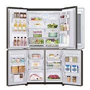 LG Frigider Multi-Door InstaView™ Door-in-Door™ | 571 L | 1.802 M | Total No Frost | Clasa F | Compresor Linear Inverter 10 ani Garanție | ThinQ™ | Gri inchis, GMX936SBHV, thumbnail 4