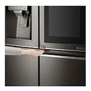 LG Frigider Multi-Door InstaView™ Door-in-Door™ | 571 L | 1.802 M | Total No Frost | Clasa F | Compresor Linear Inverter 10 ani Garanție | ThinQ™ | Gri inchis, GMX936SBHV, thumbnail 9