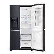 LG Frigider Side by Side InstaView Door in Door F| 601 L | Total No Frost | Compresor Linear Inverter 10 ani Garantie, GSX960MTAZ, thumbnail 11