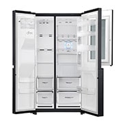 LG Frigider Side by Side InstaView Door in Door F| 601 L | Total No Frost | Compresor Linear Inverter 10 ani Garantie, GSX960MTAZ, thumbnail 12