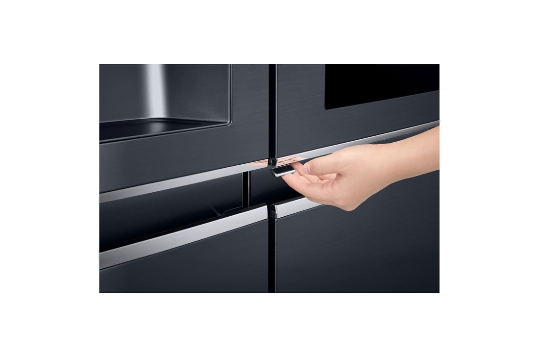 LG Frigider Side by Side InstaView Door in Door F| 601 L | Total No Frost | Compresor Linear Inverter 10 ani Garantie, GSX960MTAZ, thumbnail 8