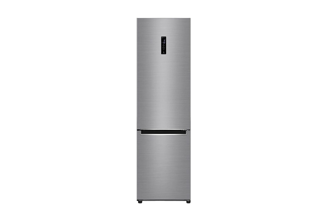 LG Combină frigorifică | Clasa E | 384 L | Total No Frost | Compresor Linear Inverter 10 ani Garanție | Door Cooling | SmartThinQ™ | Gri metalizat, GBB72PZDZN