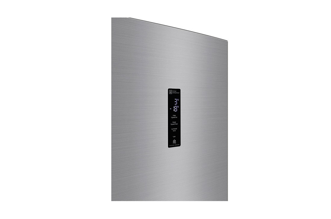 LG Combină frigorifică | Clasa E | 384 L | Total No Frost | Compresor Linear Inverter 10 ani Garanție | Door Cooling | SmartThinQ™ | Gri metalizat, GBB72PZDZN, thumbnail 5
