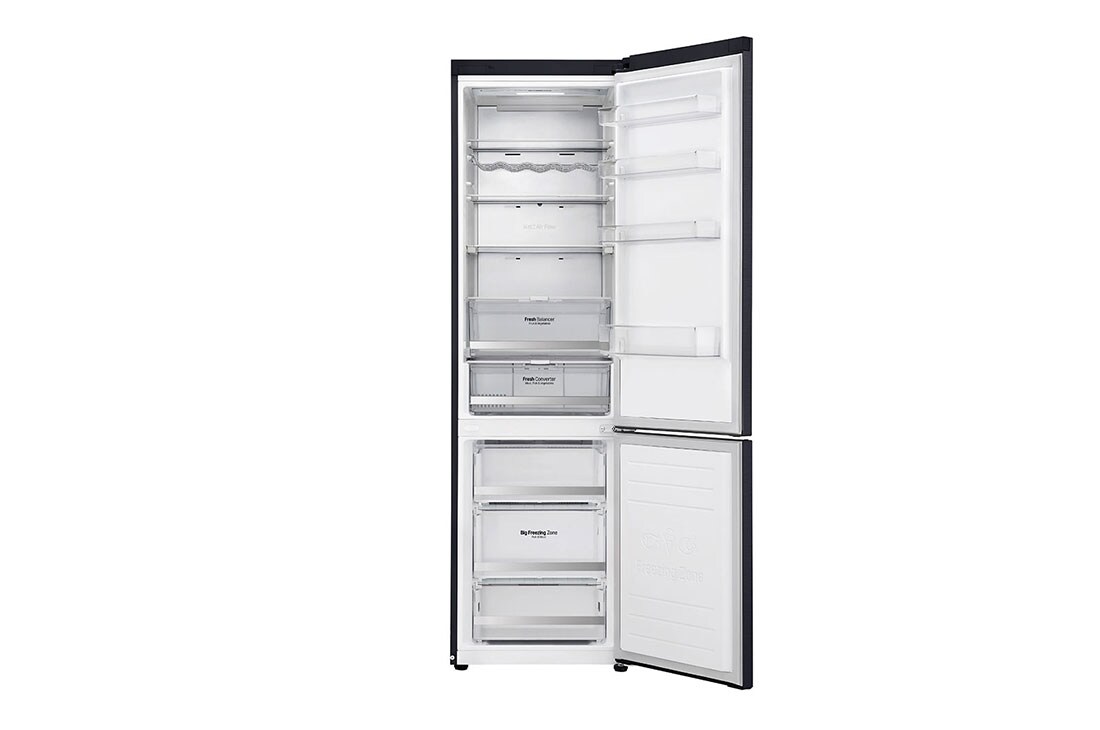 LG Combină frigorifică | Clasa D | 384 L | Compresor Linear Inverter 20 ani Garanție | Door Cooling | Metal Touch Display | ThinQ™ | Negru mat, GBB92MCAXP, thumbnail 8