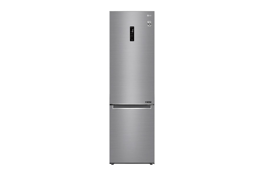 LG Combină frigorifică | Clasa D | 384 L | Total No Frost | Compresor Linear Inverter 10 ani Garanție | Door Cooling | SmartThinQ™ | Gri metalizat, GBB62PZFFN