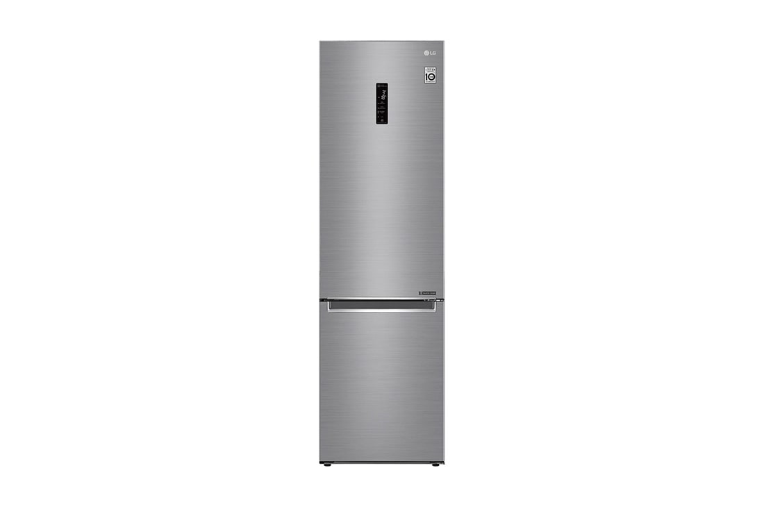 LG Combină frigorifică | Clasa E | 384 L | Total No Frost | Compresor Linear Inverter 10 ani Garanție | Door Cooling | ThinQ™ | Gri metalizat, GBB62PZHZN
