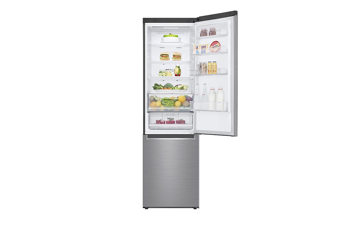 LG Combină frigorifică | Clasa E | 384 L | Total No Frost | Compresor Linear Inverter 10 ani Garanție | Door Cooling | ThinQ™ | Gri metalizat, GBB62PZHZN, thumbnail 14