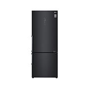 LG Combină frigorifică | Clasa E | 445 L | Total No Frost | Compresor Linear Inverter 10 ani Garanție | Door Cooling | ThinQ™ | Negru mat, GBB569MCAZB, thumbnail 1