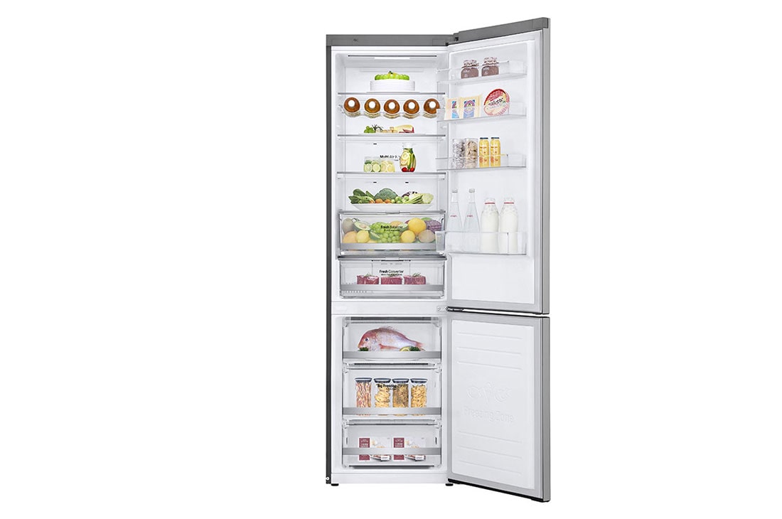 LG Combină frigorifică | Clasa D | 384 L | Total No Frost | Compresor Linear Inverter 10 ani Garanție | Door Cooling | Gri metalizat, GBB72SADXN, GBB72SADXN, thumbnail 2