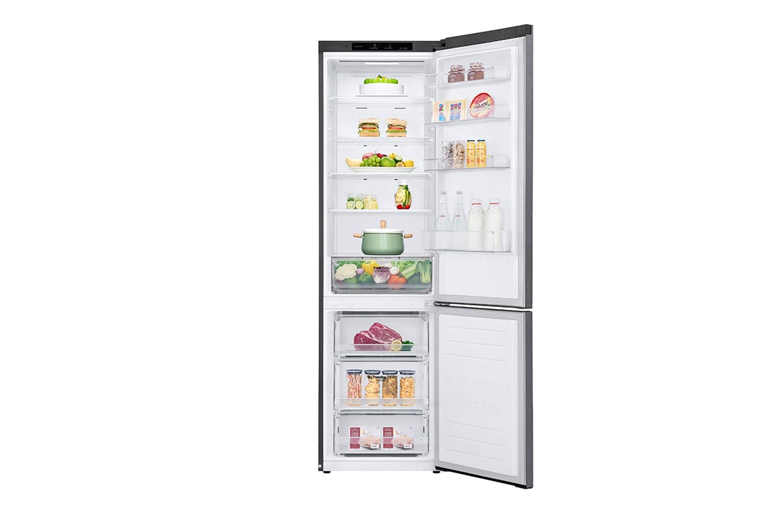 LG Combină frigorifică | Clasa E | 384 L | Total No Frost | Compresor Smart Inverter | Door Cooling | Gri închis, GBP32DSLZN, thumbnail 2