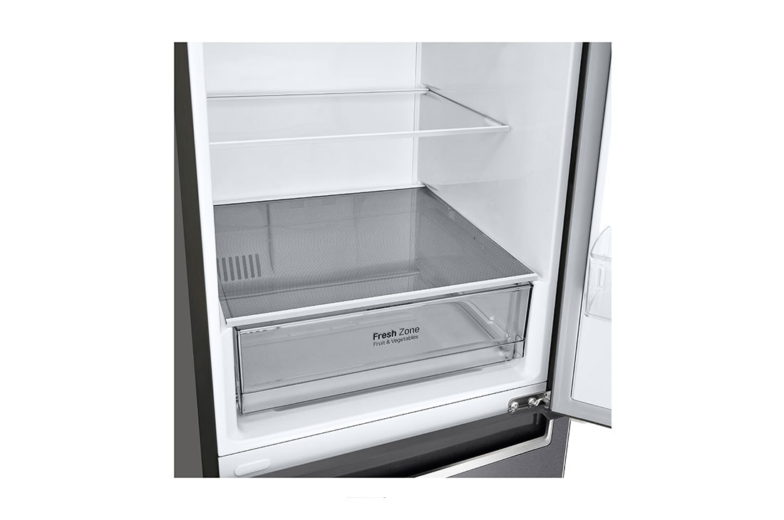 LG Combină frigorifică | Clasa E | 384 L | Total No Frost | Compresor Smart Inverter | Door Cooling | Gri închis, GBP32DSLZN, thumbnail 4