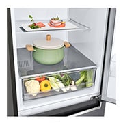 LG Combină frigorifică | Clasa E | 384 L | Total No Frost | Compresor Smart Inverter | Door Cooling | Gri închis, GBP32DSLZN, thumbnail 3