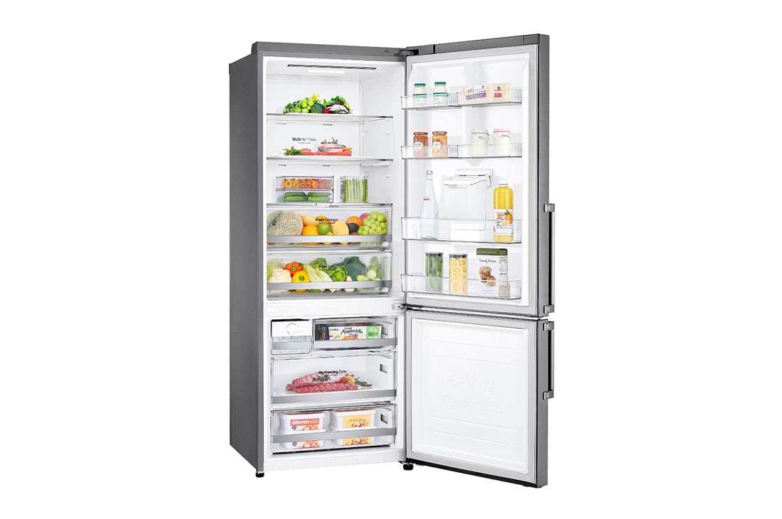 LG Combină frigorifică | Clasa E | 440 L | Total no Frost | Compresor Linear Inverter 10 ani Garanție | Door Cooling | ThinQ™ | Gri metalizat, GBF567PZCZB, thumbnail 10