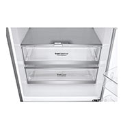 LG Combină frigorifică | Clasa E | 440 L | Total no Frost | Compresor Linear Inverter 10 ani Garanție | Door Cooling | ThinQ™ | Gri metalizat, GBF567PZCZB, thumbnail 8