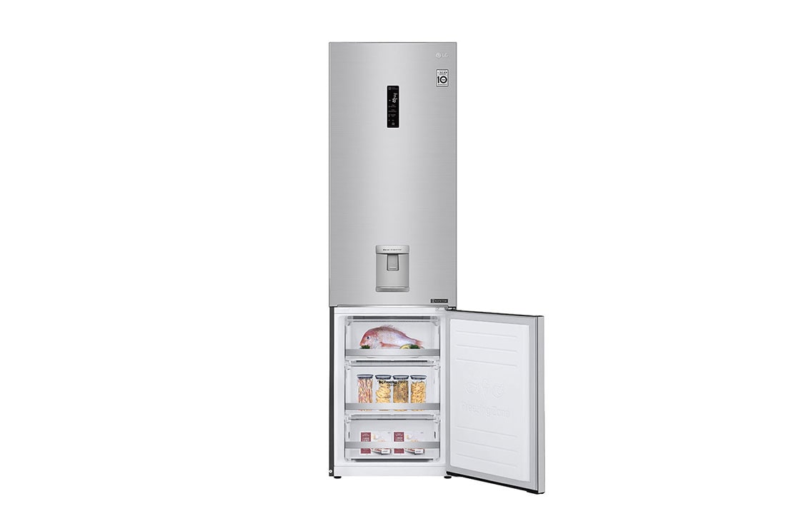 LG Combină frigorifică | Clasa E | 380 L | Total No Frost | Compresor Linear Inverter 10 ani Garanție | LINEARCooling™ | Gri metalizat, GBF72NSDZN, thumbnail 8