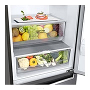 LG Combină frigorifică | Clasa D | 384 L | Total No Frost | Compresor Linear Inverter 10 ani Garanție | Door Cooling | Gri închis, GBP62DSNFN, thumbnail 3