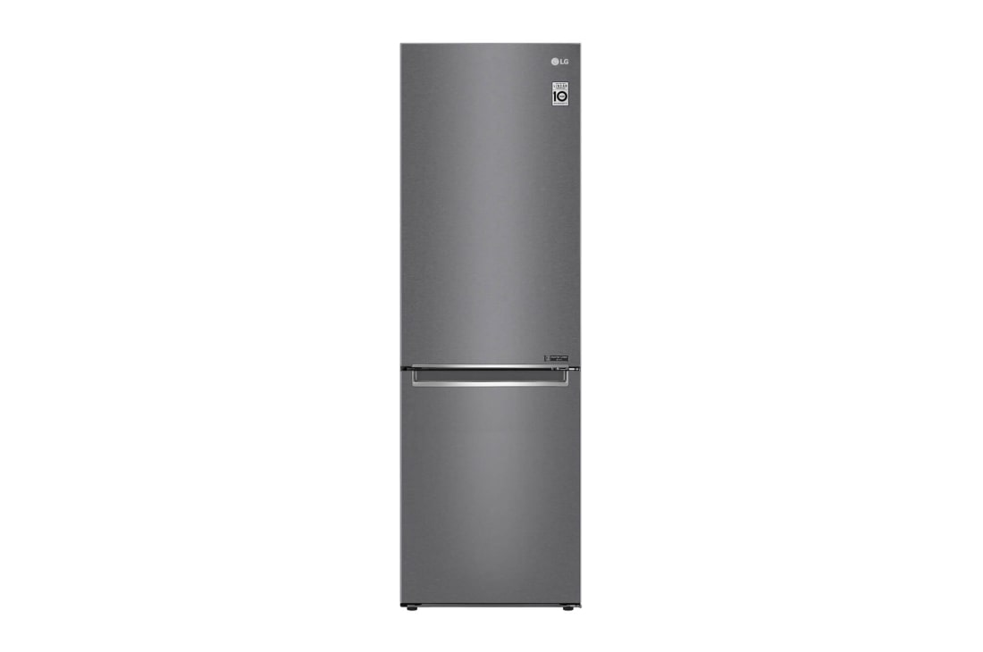 LG Combină frigorifică | Clasa D | 384 L | Total No Frost | Compresor Linear Inverter 10 ani Garanție | Door Cooling | Gri închis, GBP62DSNFN
