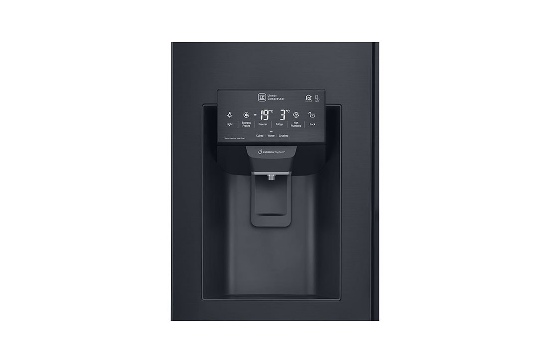 LG Frigider Side by Side | Clasa F | Door in Door | 601 L | Total No Frost | Compresor Linear Inverter 10 ani Garanție | SmartDiagnosis™ | Negru mat, GSJ761MCUZ, thumbnail 6