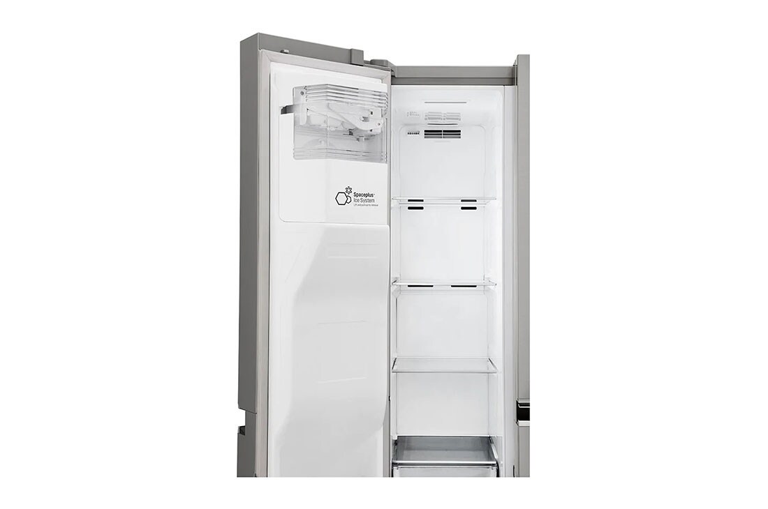 LG Frigider Side by Side | Clasa F | 591 L | Total No Frost | Compresor Linear Inverter 10 ani Garanție | Smart Diagnosis | Gri închis, GSL360ICEV   , GSL360ICEV, thumbnail 5