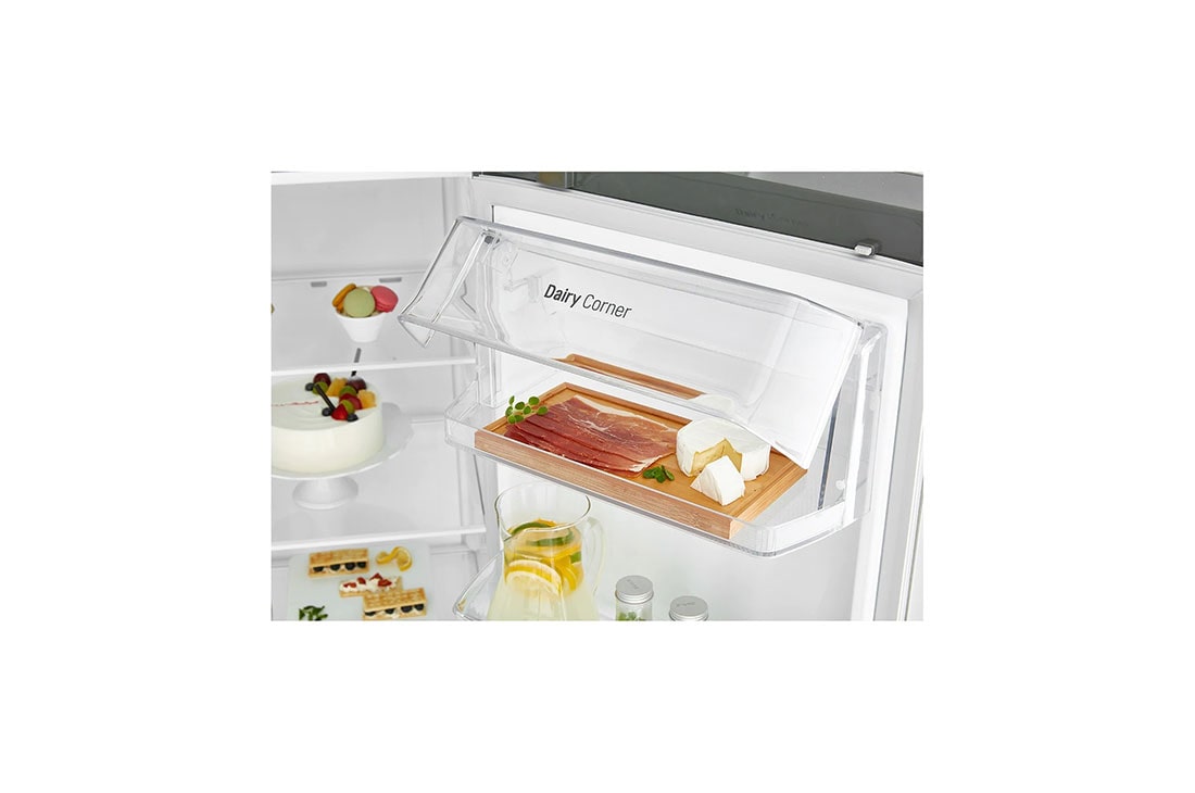 LG Frigider Side by Side | Clasa F | 591 L | Total No Frost | Smart Diagnosis | Compresor Linear Inverter 10 ani Garanție | Gri închis, GSL360ICEZ   , GSL360ICEZ, thumbnail 8