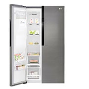 LG Frigider Side by Side | Clasa F | 591 L | Total No Frost | Smart Diagnosis | Compresor Linear Inverter 10 ani Garanție | Gri închis, GSL360ICEZ   , GSL360ICEZ, thumbnail 10