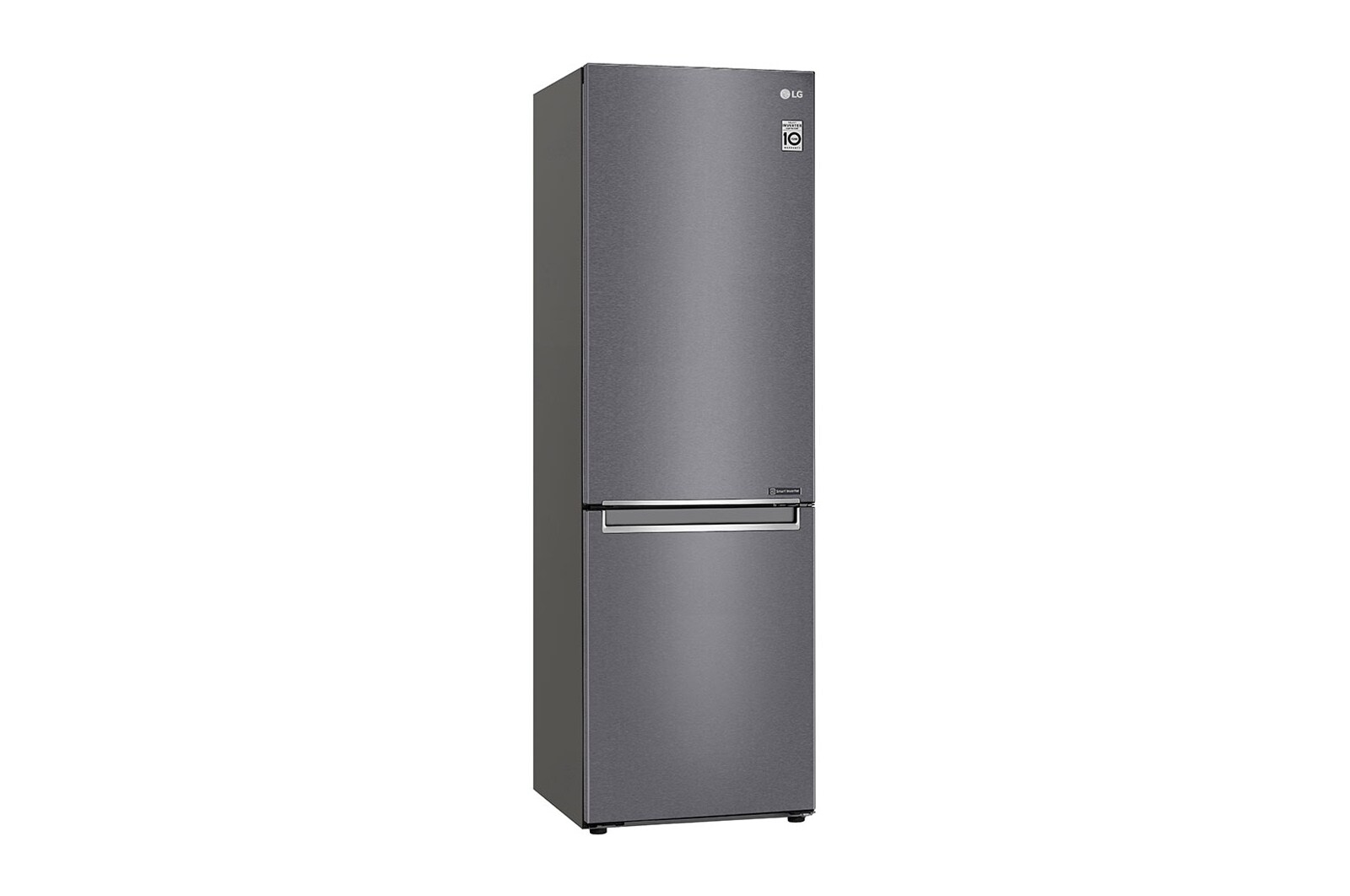 LG Combină frigorifică | Clasa E | 341 L | Total No Frost | Compresor Smart Inverter | Smart Diagnosis | Door Cooling | Gri metalizat, GBP31DSLZN
