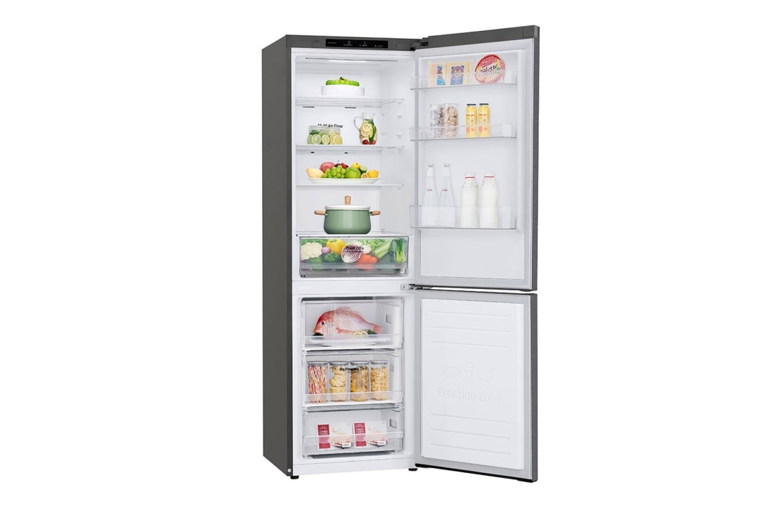 LG Combină frigorifică | Clasa E | 341 L | Total No Frost | Compresor Smart Inverter | Smart Diagnosis | Door Cooling | Gri metalizat, GBP31DSLZN, thumbnail 10
