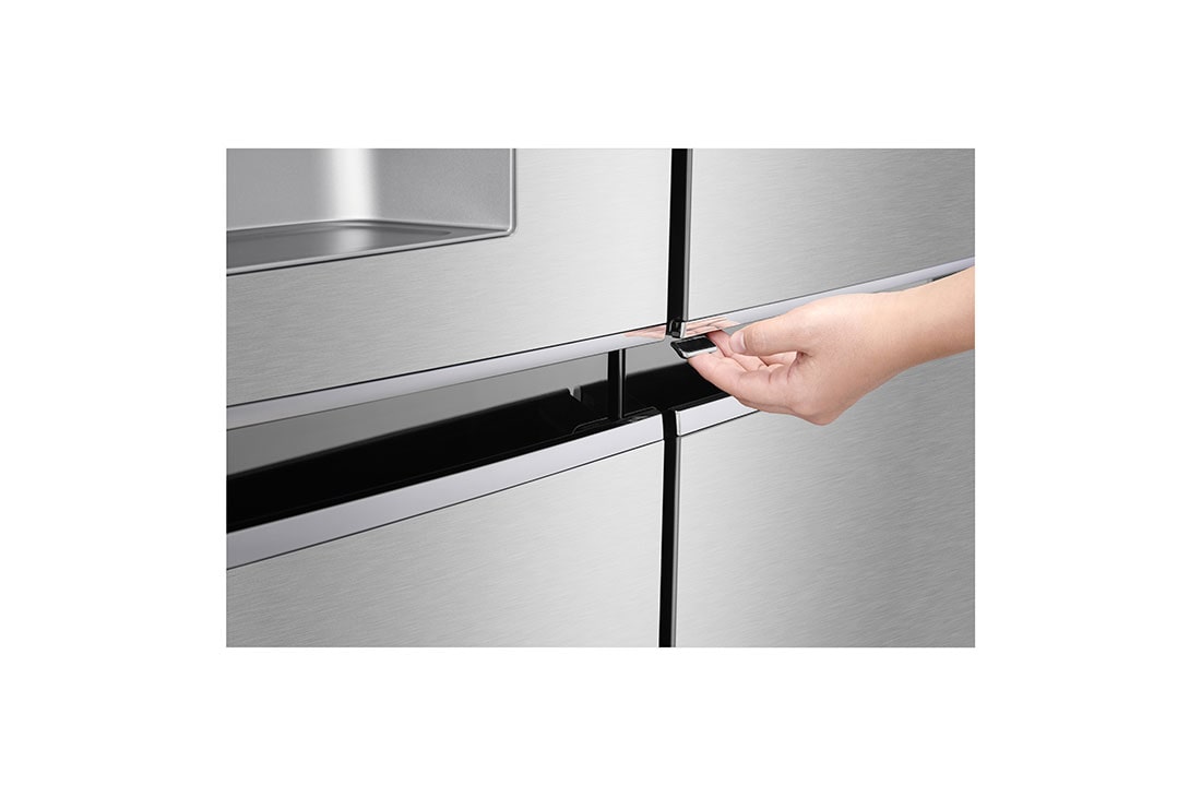 LG Frigider Side by Side InstaView Door in Door F| 601 L | Total No Frost | Compresor Linear Inverter 10 ani Garanție | Door cooling™ | Gri metalizat, GSJ961NSVZ, thumbnail 5