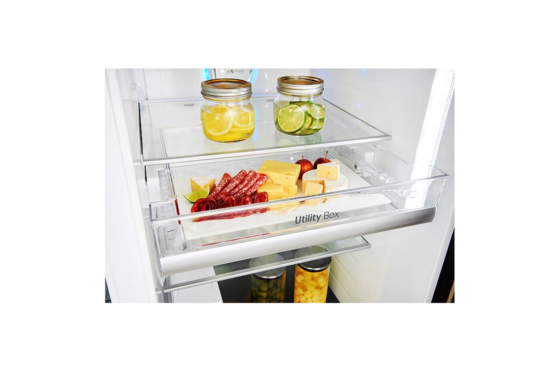 LG Frigider Side by Side InstaView Door in Door F| 601 L | Total No Frost | Compresor Linear Inverter 10 ani Garanție | Door cooling™ | Gri metalizat, GSJ961NSVZ, thumbnail 10