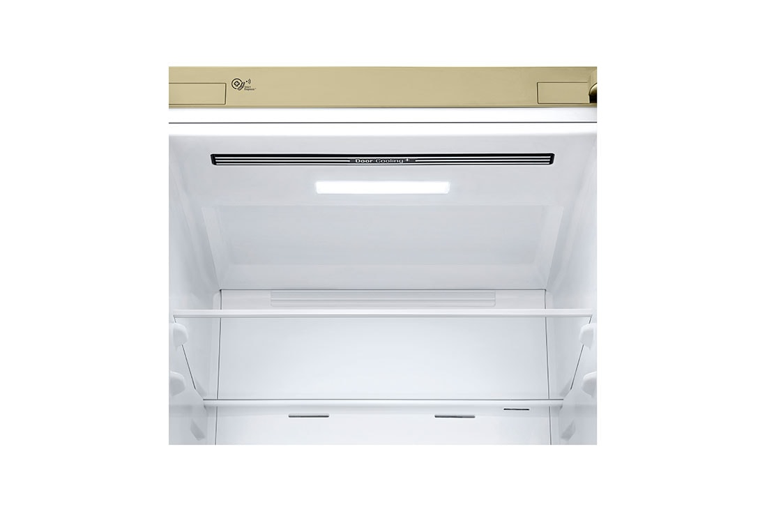 LG Combină frigorifică LG DoorCooling+™ | Clasa E | 384 l | Total No Frost | Compresor Linear Inverter 10 ani garanție | Bej, GBB62SEHZN, thumbnail 5