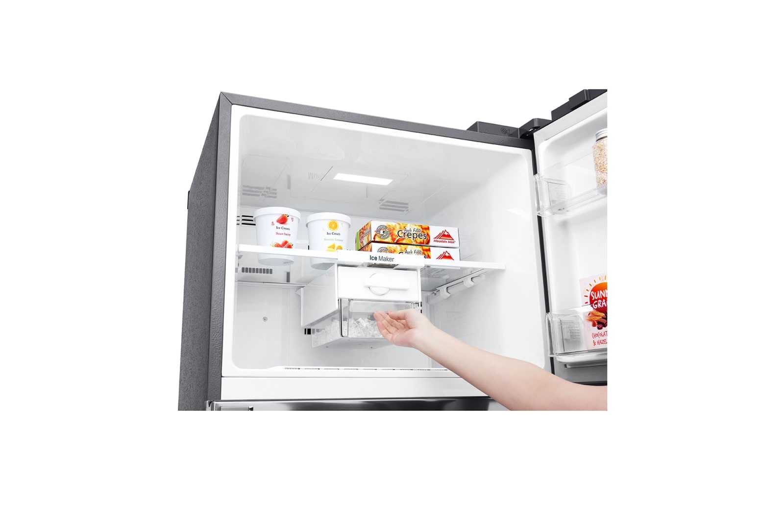 LG Frigider LG DoorCooling+™ | Clasa A++ | 438 l | Compresor Linear Inverter 10 ani garanție | Total No Frost | NatureFRESH™ , GTP574PZCZD