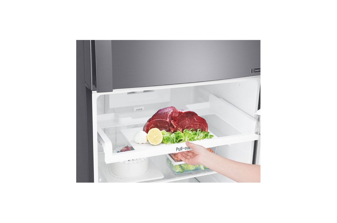 LG Frigider LG DoorCooling+™ | 438 l | Compresor Linear Inverter 10 ani garanție | Total No Frost | NatureFRESH™ | Gri metalizat, GTP574PZCZD, thumbnail 5