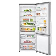 LG Combină frigorifică LG DoorCooling+™ | Clasa E | 451 l | Compresor Linear Inverter 10 ani garanție | Total No Frost | NatureFRESH™ | ThinQ™ | Gri metalizat, GBF569NSAZB, thumbnail 2