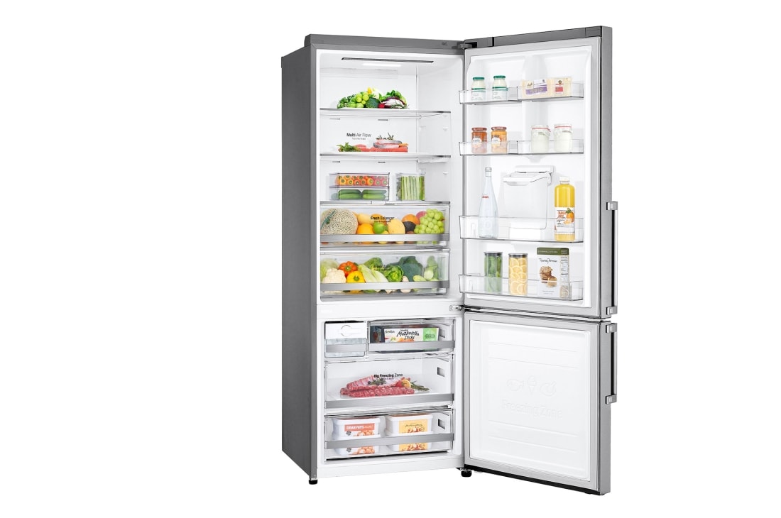 LG Combină frigorifică LG DoorCooling+™ | Clasa E | 451 l | Compresor Linear Inverter 10 ani garanție | Total No Frost | NatureFRESH™ | ThinQ™ | Gri metalizat, GBF569NSAZB, thumbnail 12