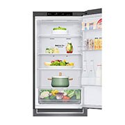LG Combină frigorifică | Clasa D | 341L | Total No Frost | Smart Diagnosis™ | Compresor Linear Inverter 10 ani Garanție | Door Cooling | Gri metalizat, GBP61DSPFN, thumbnail 5
