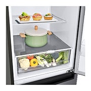 LG Combină frigorifică | Clasa D | 384 L | Total No Frost | Compresor Linear Inverter 10 ani Garanție | Door Cooling | Smart Diagnosis™ | Gri închis, GBP62DSSFR, thumbnail 5