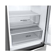 LG Combină frigorifică | Clasa E | 384 L | Total No Frost | Compresor Smart Inverter 10 ani Garanție | Door Cooling | ThinQ™ | Gri metalizat, Left side Close up View, GBB62PZHMN, thumbnail 8