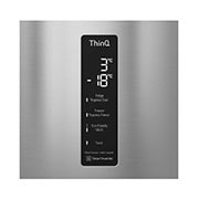 LG Combină frigorifică | Clasa E | 384 L | Total No Frost | Compresor Smart Inverter 10 ani Garanție | Door Cooling | ThinQ™ | Gri metalizat, LCD Panel View, GBB62PZHMN, thumbnail 7