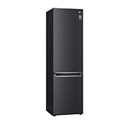 LG Combină frigorifică | Clasa E | 384 L | Total No Frost | Compresor Smart Inverter 10 ani garanție | Door Cooling+™ | Negru mat, Left side view, GBB62MCJMN, thumbnail 10