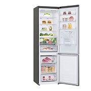 LG Combină frigorifică | Clasa E | 379 L | Total No Frost | Compresor Smart Inverter 10 ani Garanție | Door Cooling | ThinQ™ | Gri metalizat, FrontAllOpen_Food1, GBF62PZHMN, thumbnail 3