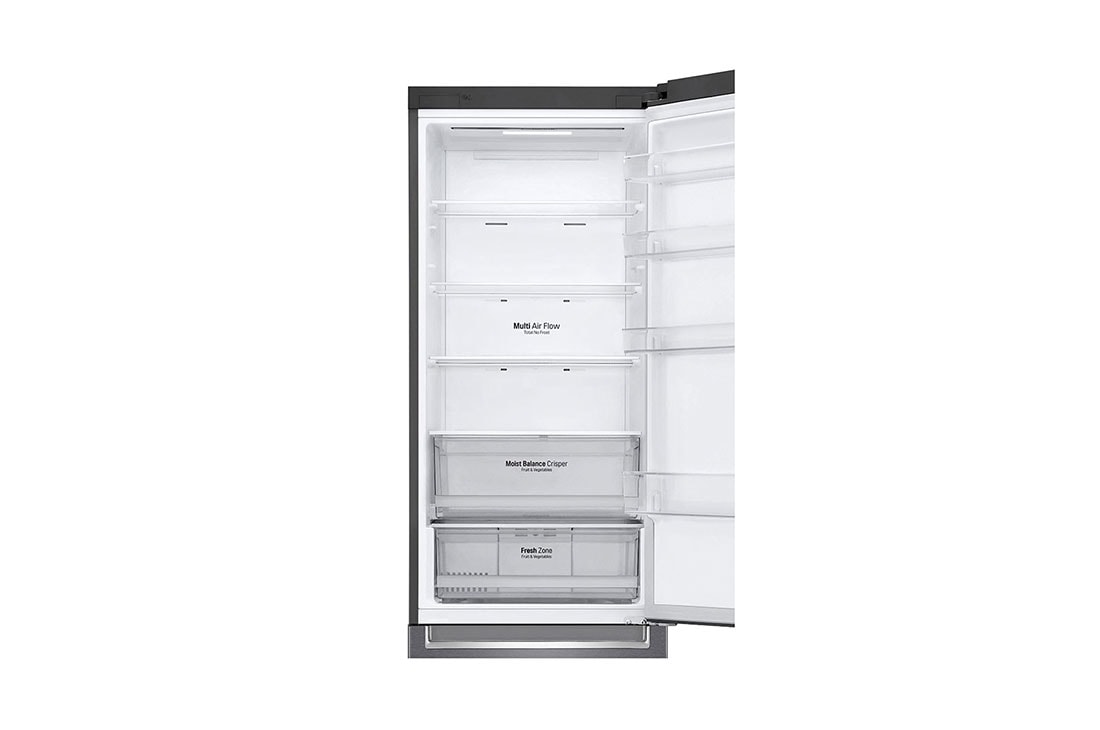 LG Combină frigorifică | Clasa E | 384 L | Total No Frost | Compresor Smart Inverter 10 ani Garanție | Door Cooling | Gri metalizat, Duct, GBB62DSHMN, thumbnail 5