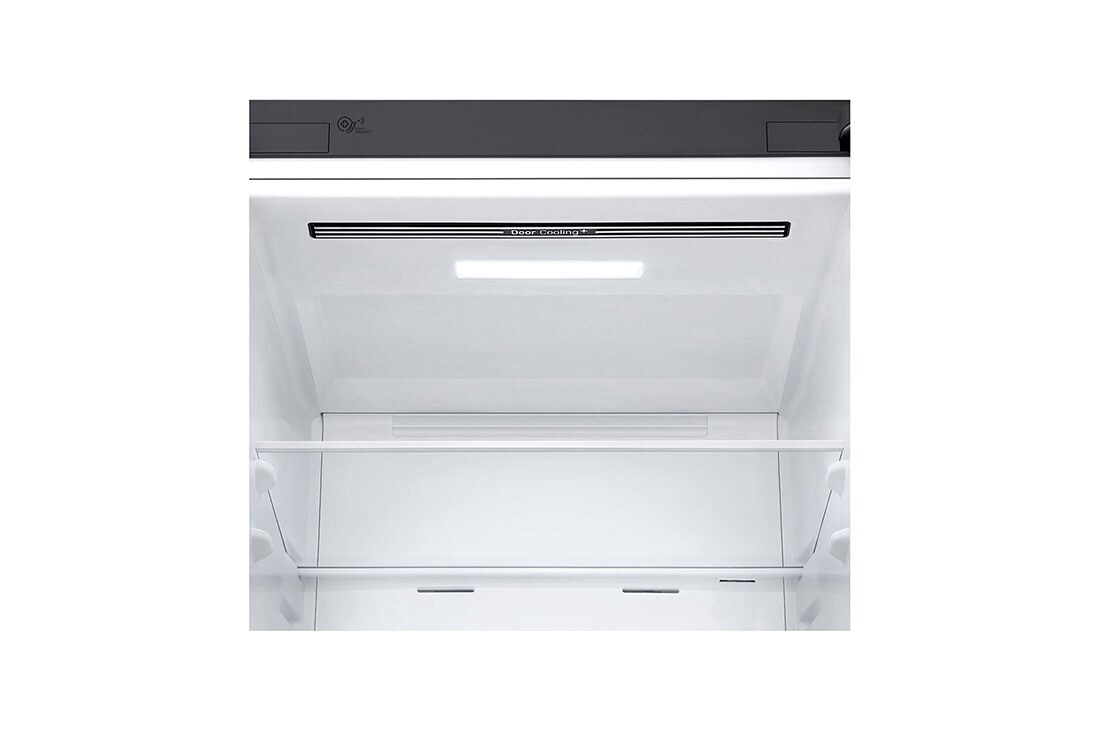 LG Combină frigorifică | Clasa E | 384 L | Total No Frost | Compresor Smart Inverter 10 ani Garanție | Door Cooling | Gri metalizat, DoorCooling_LED, GBB62DSHMN, thumbnail 6