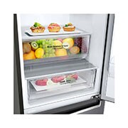 LG Combină frigorifică | Clasa E | 384 L | Total No Frost | Compresor Smart Inverter 10 ani Garanție | Door Cooling | Gri metalizat, Drawer_Food1, GBB62DSHMN, thumbnail 8